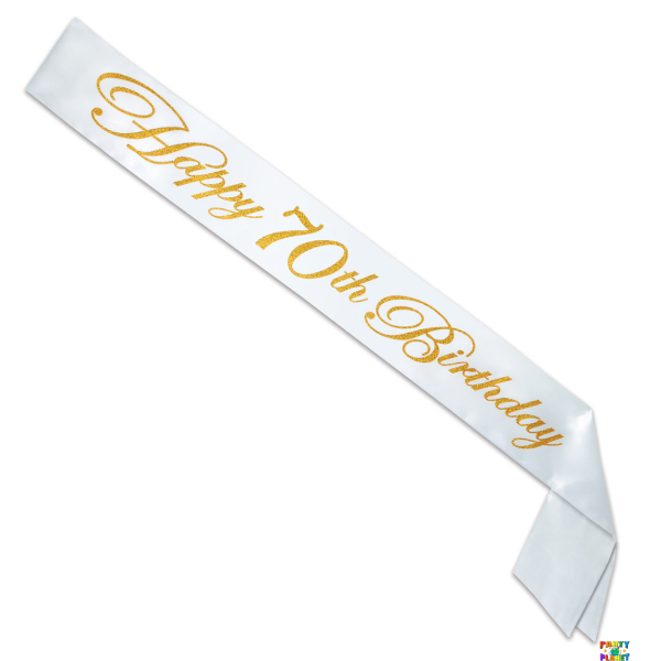 Rose Gold 21st Birthday Sash