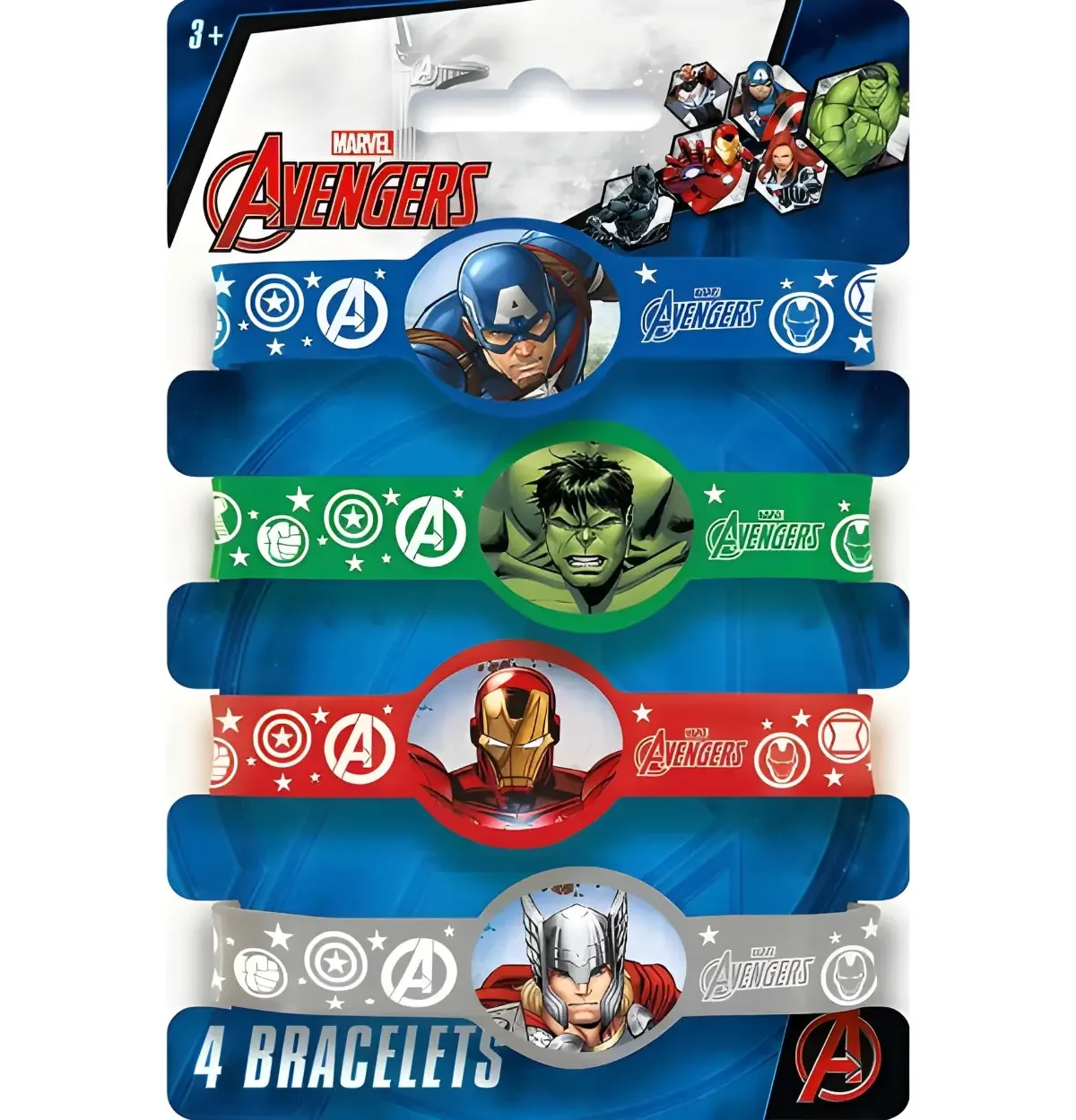 AVENGERS STRETCH BRACELET 4CT.
