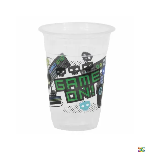 Gamer Birthday 16oz Plastic Party Cups 8ct.