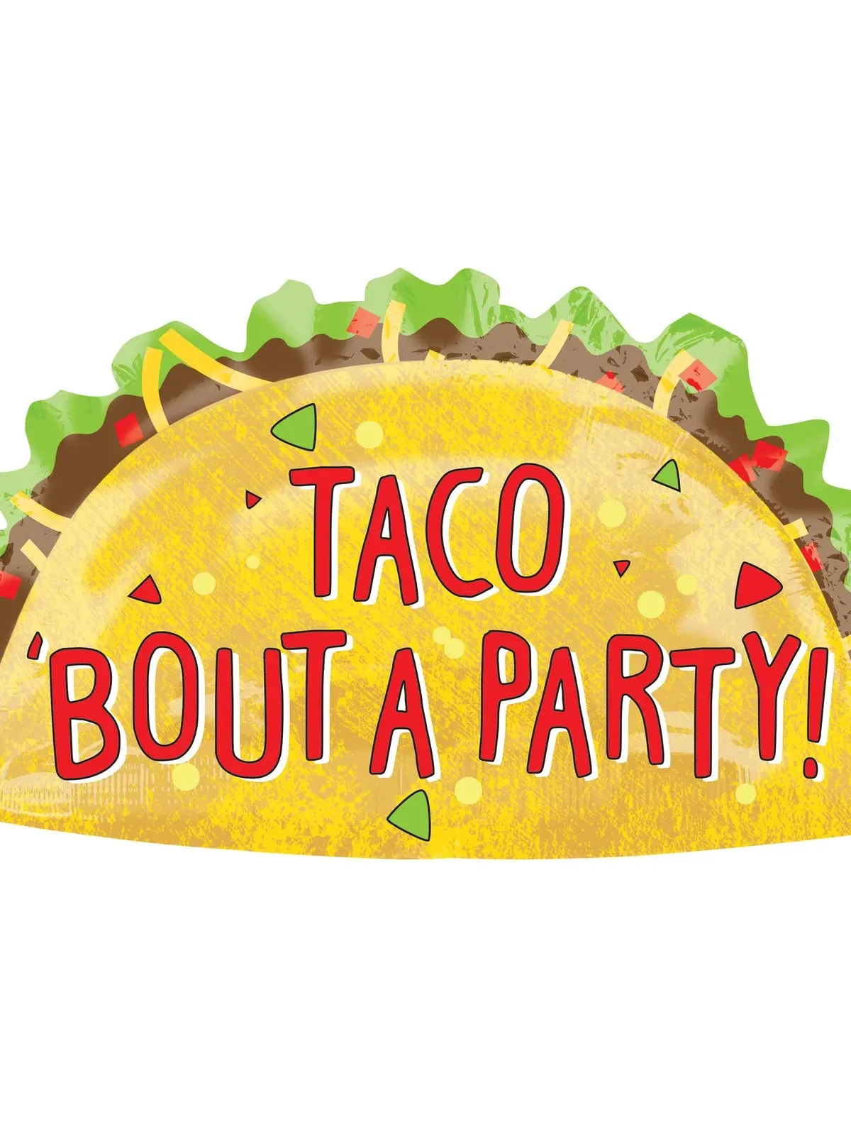 33" TACO PARTY BALLOON PKG.