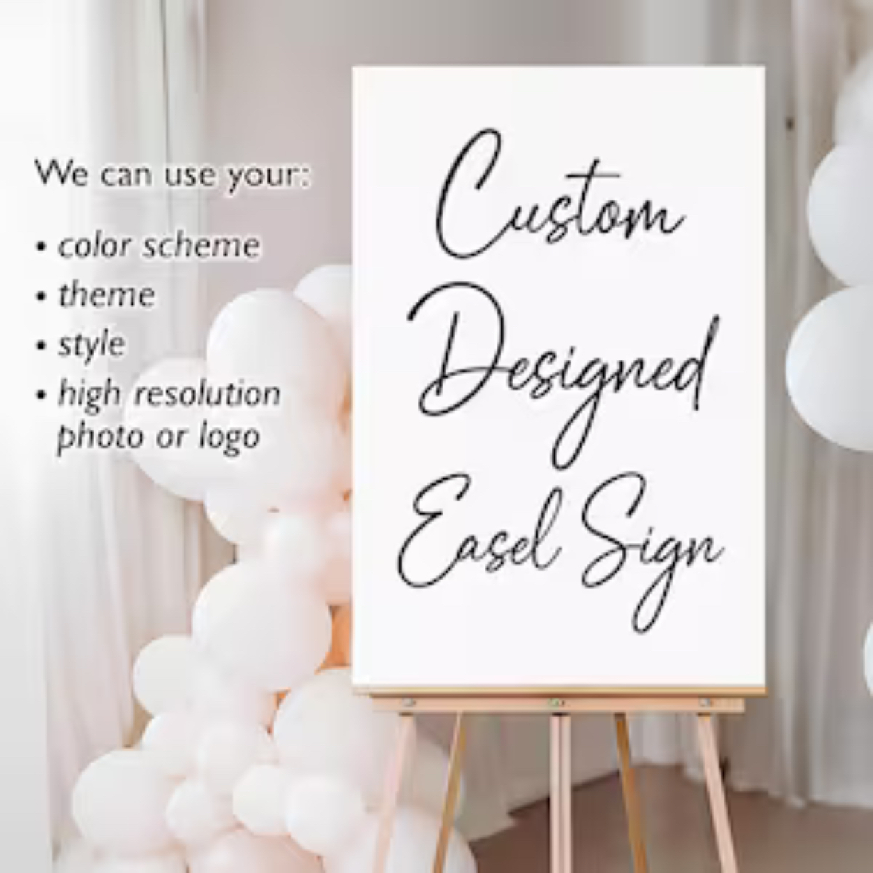 il_300x300-6879330065_iunm-jpg.jpg Custom Easel Sign - Image 1