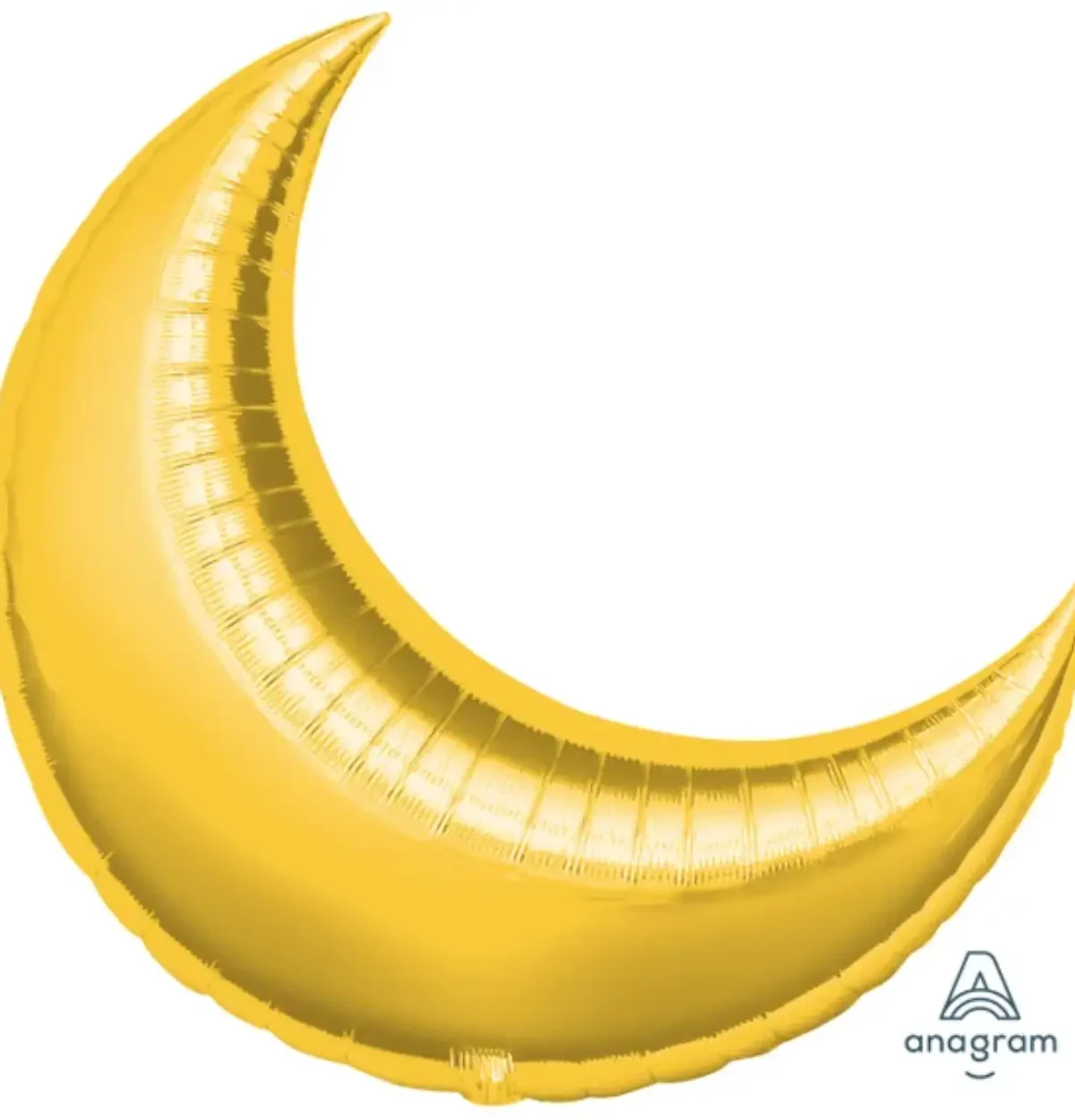 35" Gold Crescent Moon Balloon #315