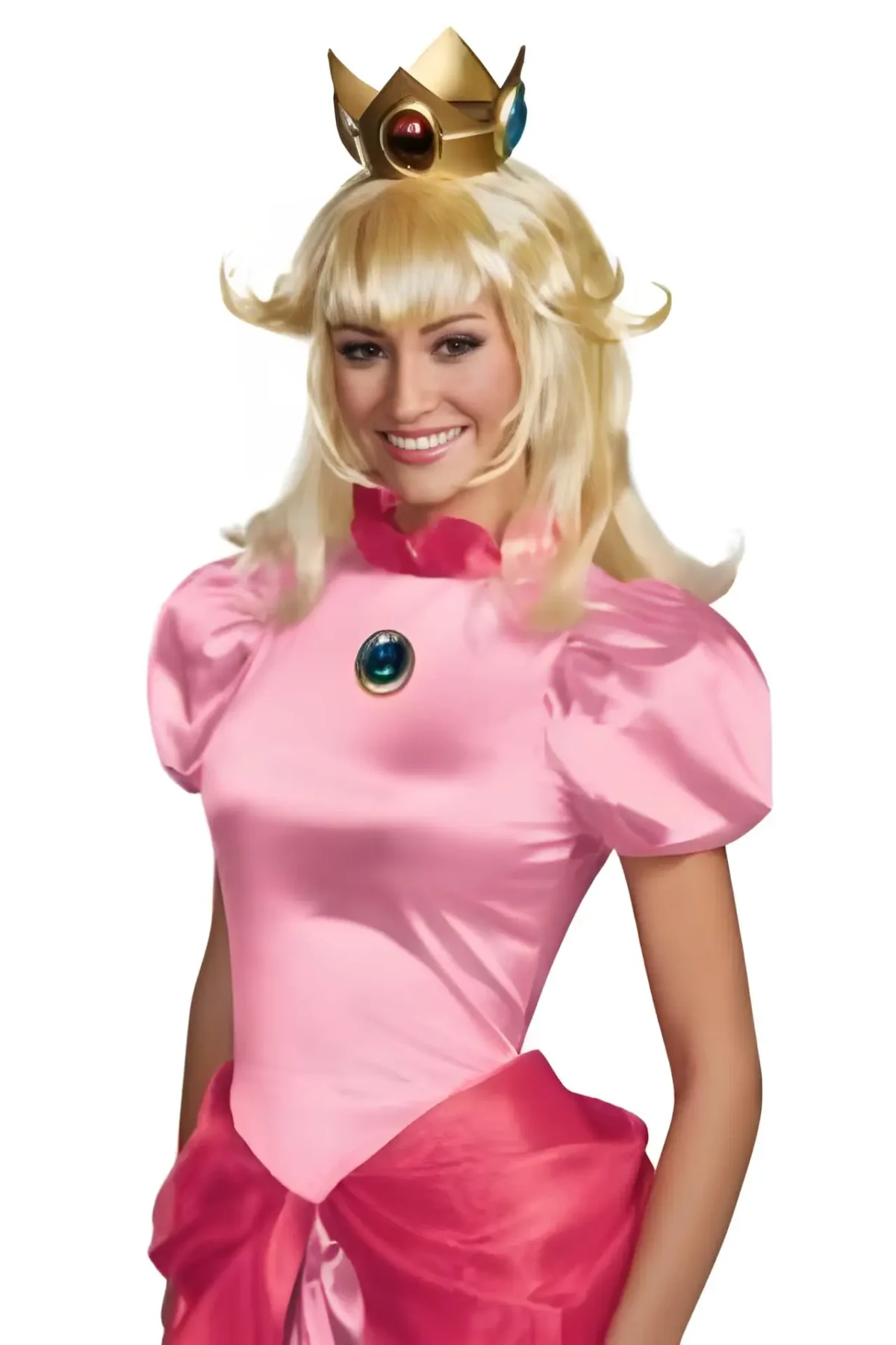 Princess Peach Adult Wig