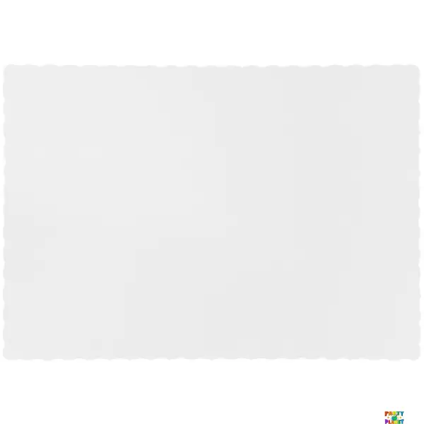 White Placemat Doilies 8ct