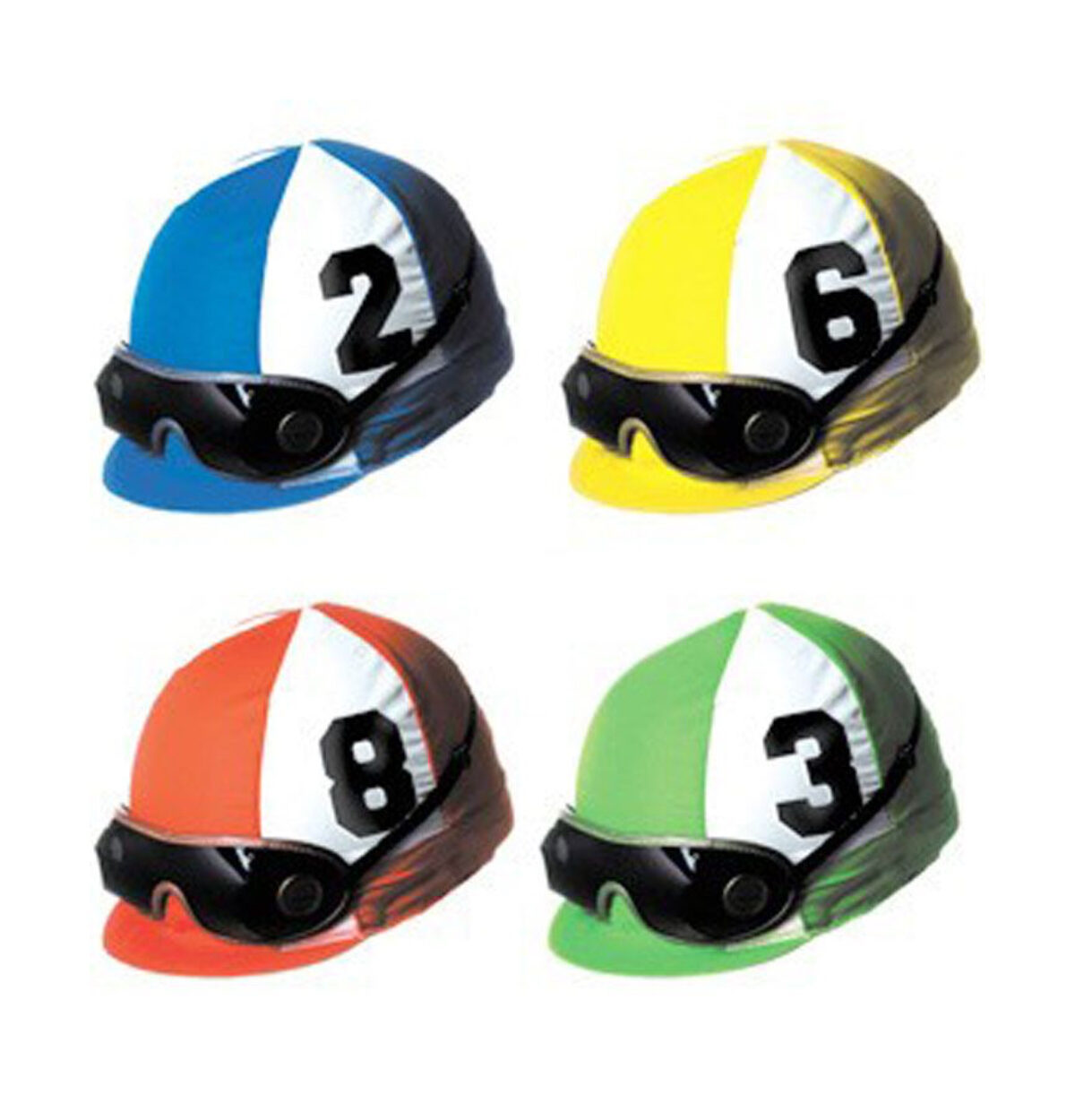 Jockey Helmet Cutouts 4pcs.