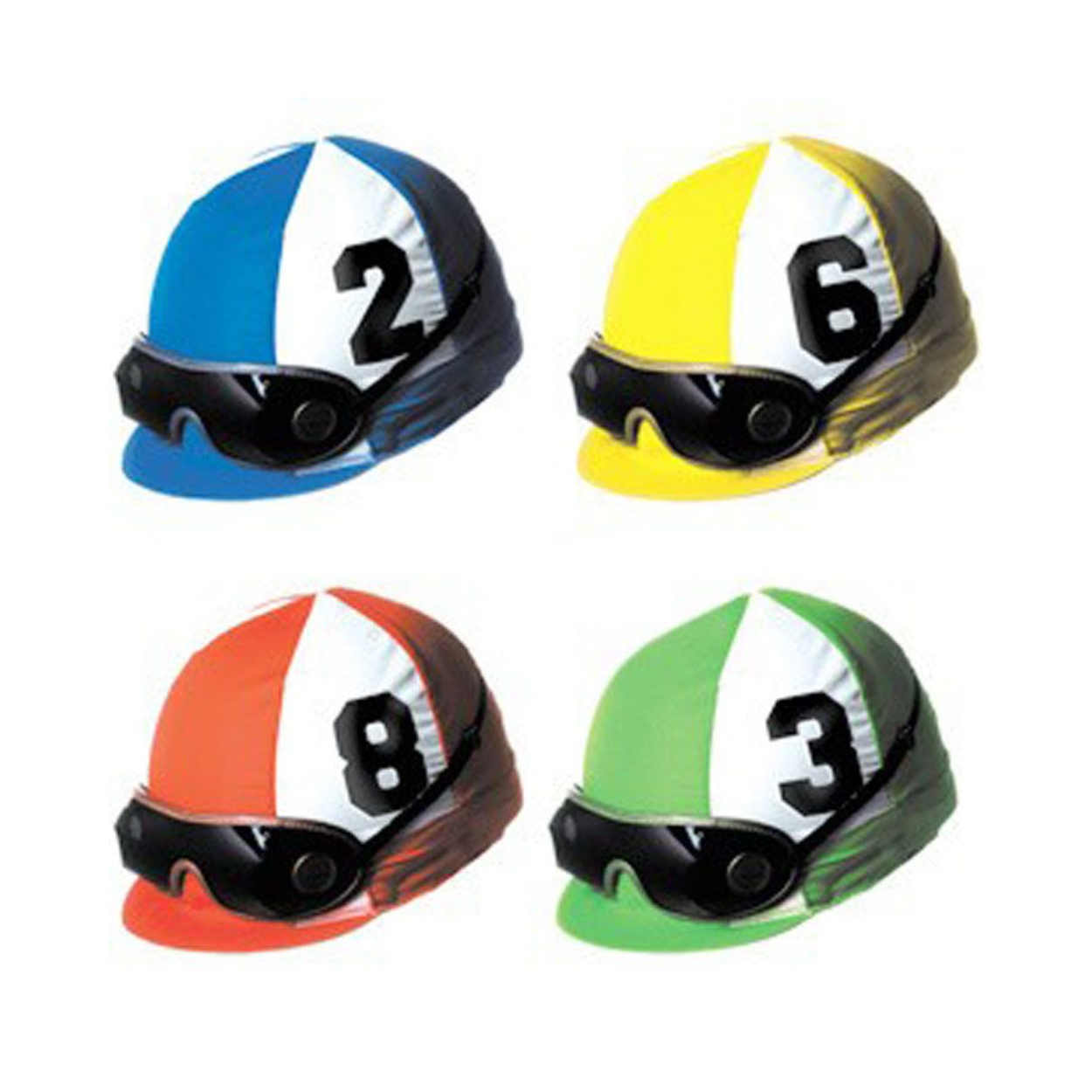 jockey-derby-hats.jpg Jockey Helmet Cutouts 4pcs. - Image 1