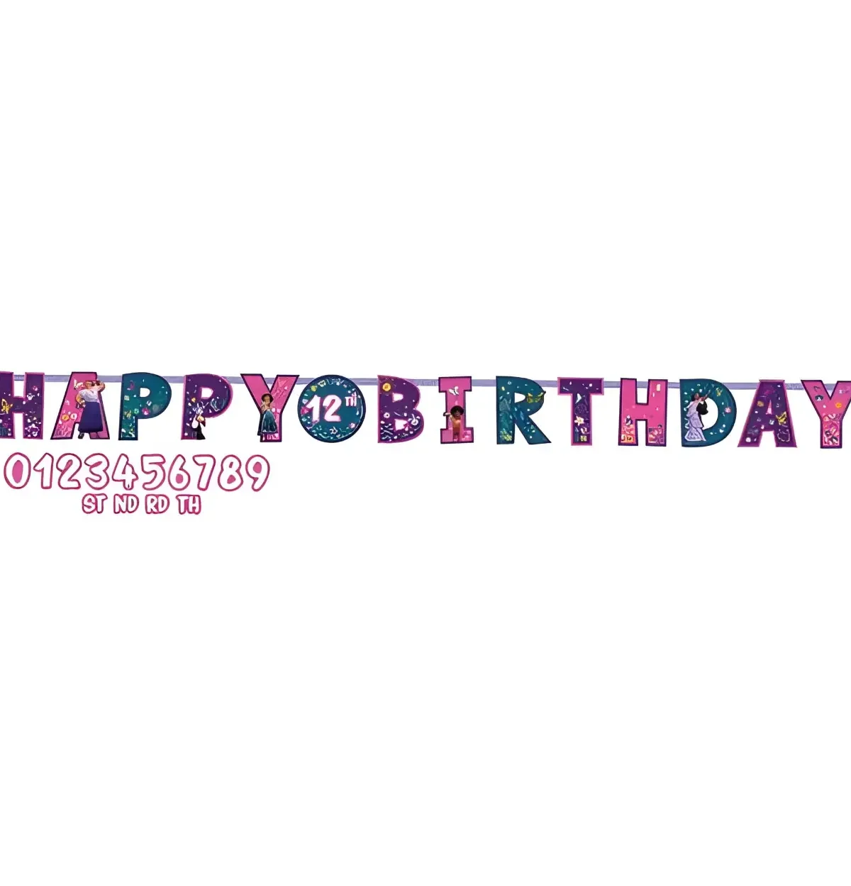 Encanto Jumbo Add An Age Letter Banner