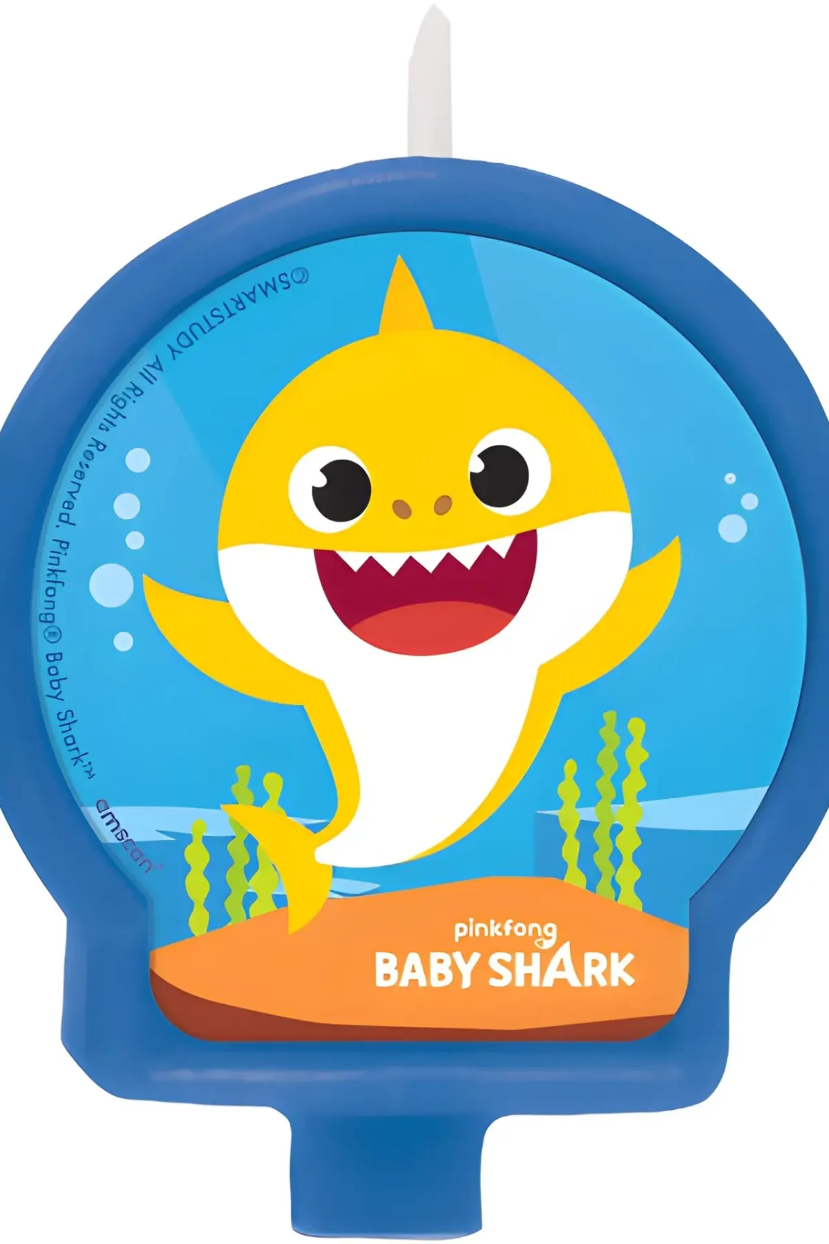 Baby Shark Happy Birthday Candle 1ct.