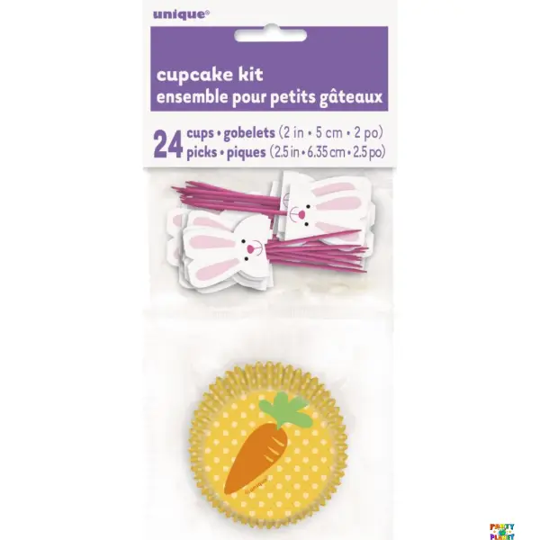 Bunny Carrot Cupcake Kit 24pc