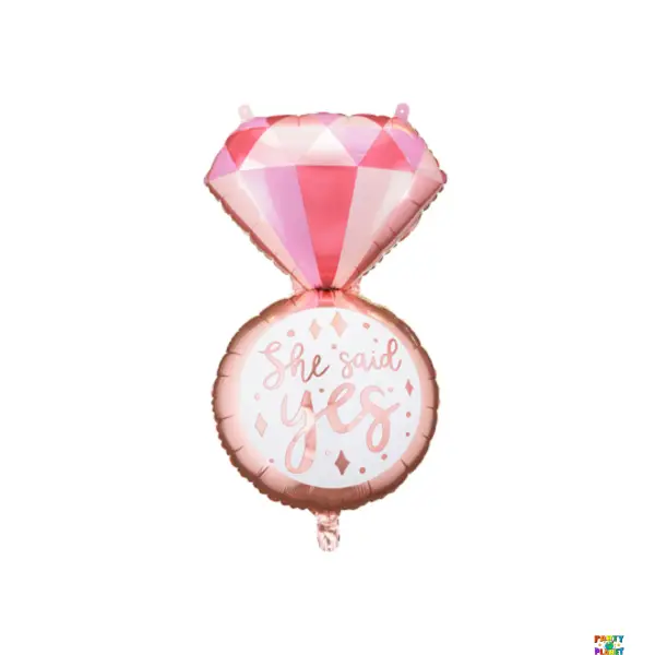 21" "She Said Yes" Ring Balloon