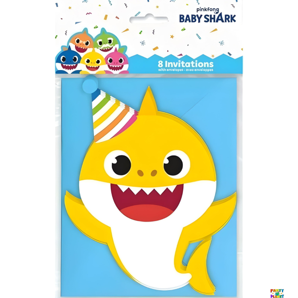 BABY SHARK INVITATIONS