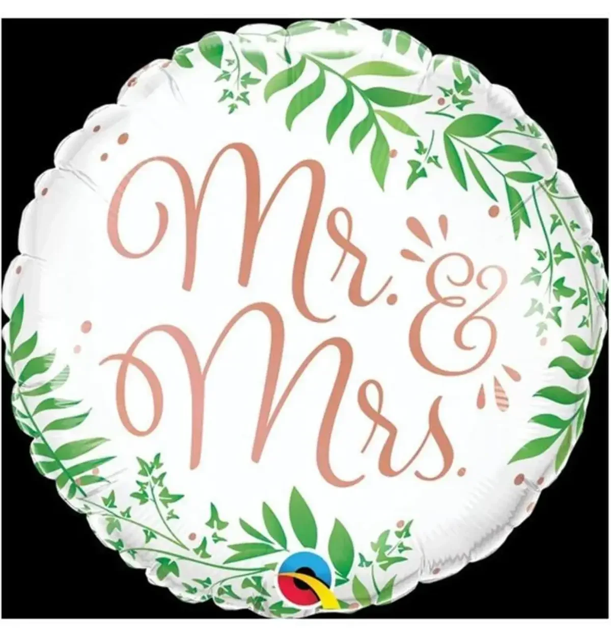 18" MR. & MRS. Wedding Balloon #282