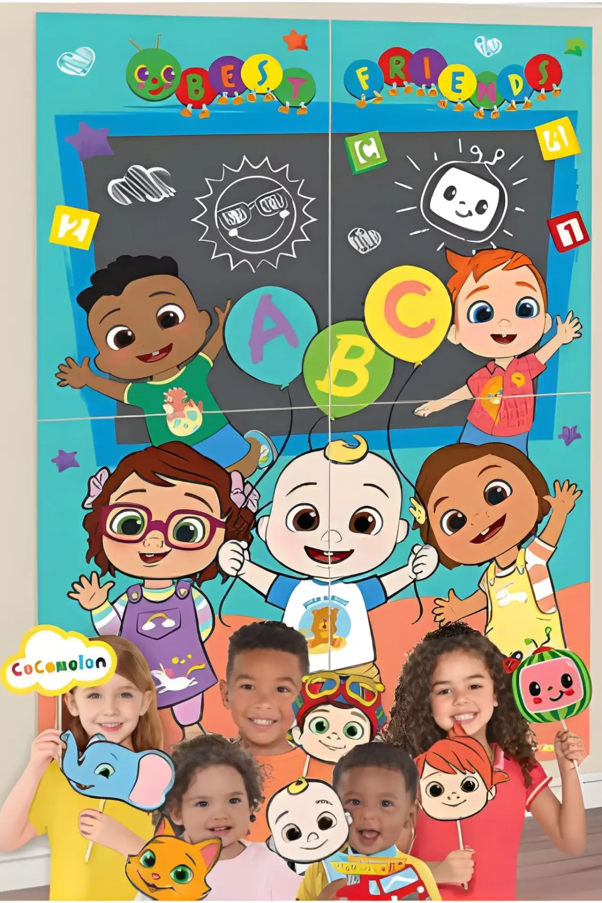 Cocomelon Backdrop with Props