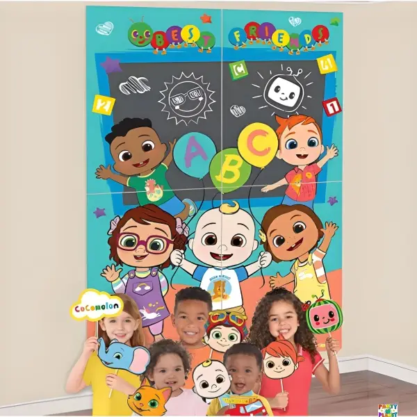 Cocomelon Backdrop with Props