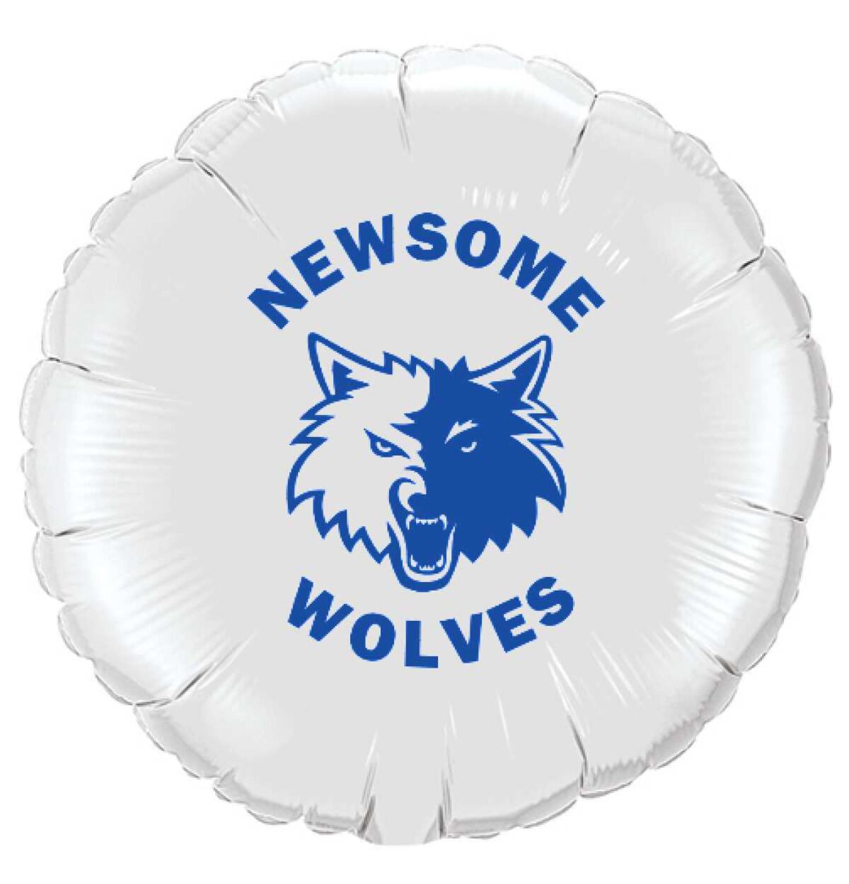 18" NEWSOME Round Balloon - School Logo