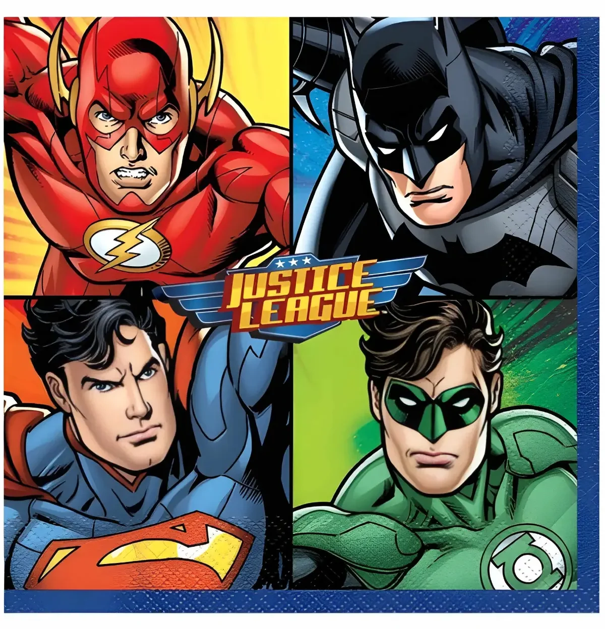 16CT. JUSTICE LEAGUE LUNCH NAPKIN