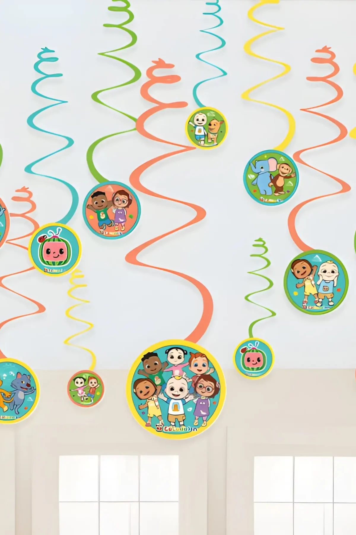 Cocomelon Swirl Decorations