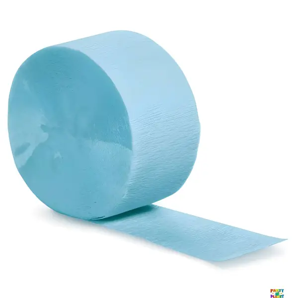 Ice Blue 81ft Crepe Streamer