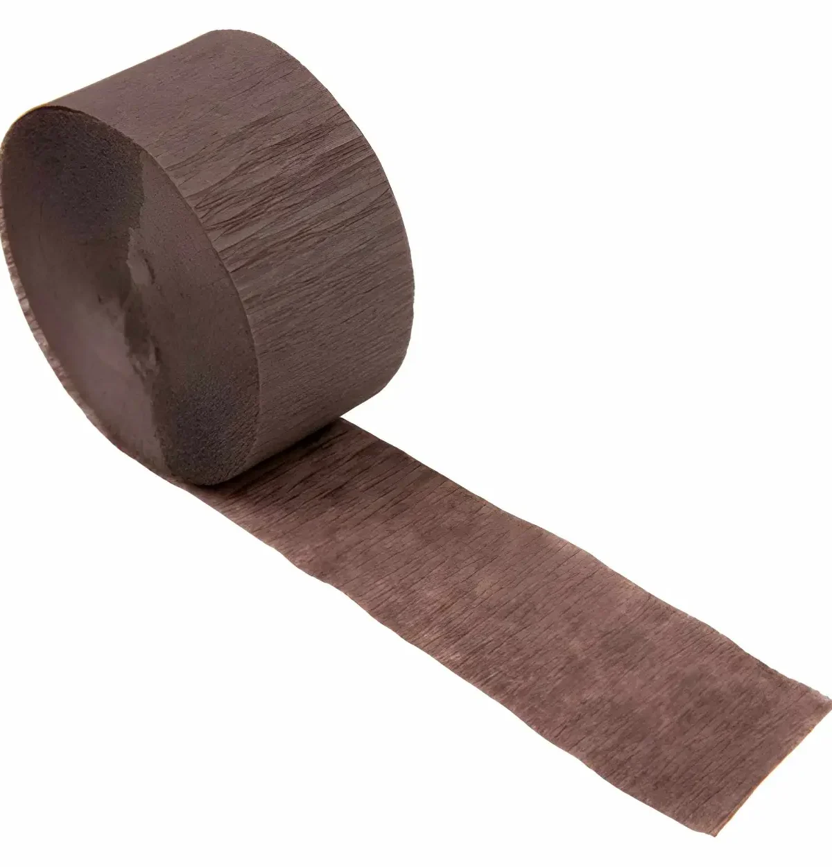 Brown 81ft Crepe Streamer
