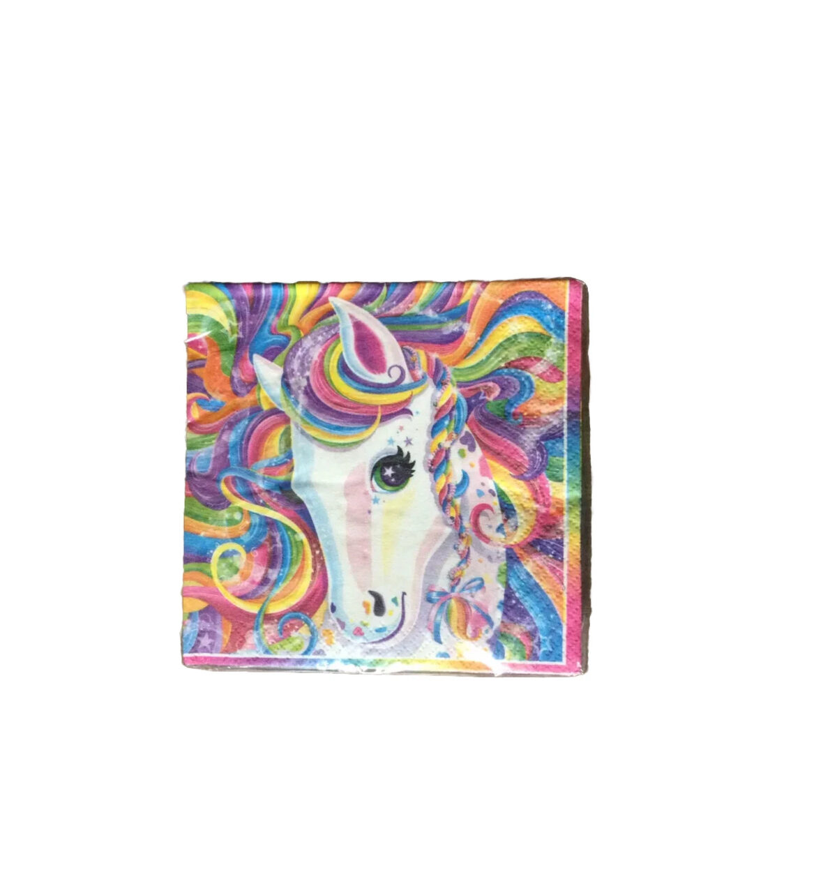 Unicorn Lisa Frank Lunch Napkins 16ct