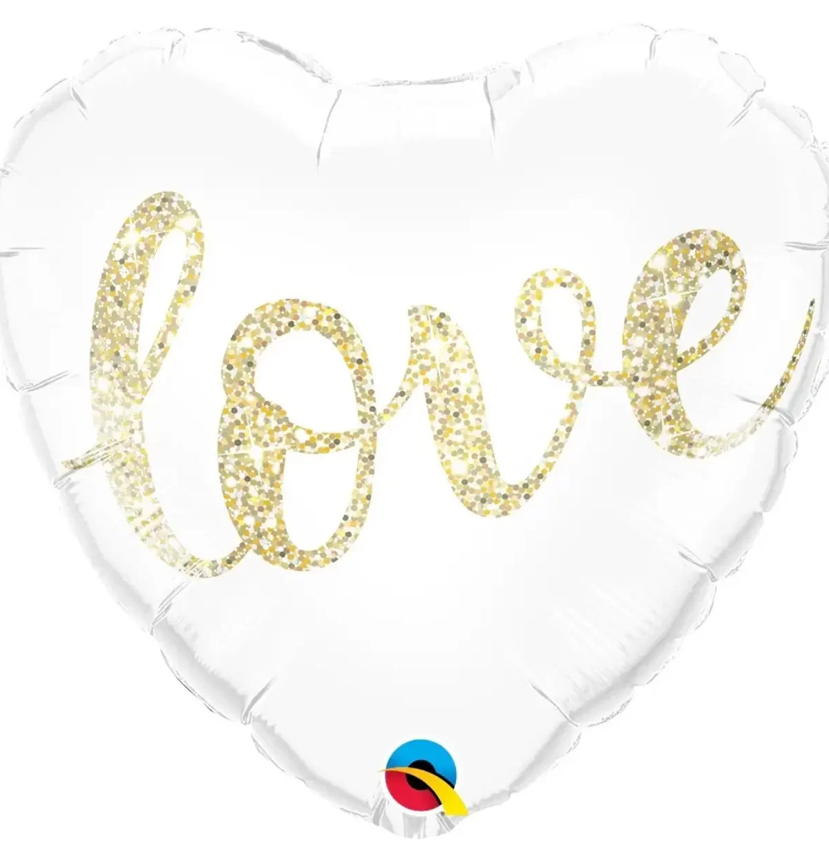18" Love Glitter Gold Balloon #370