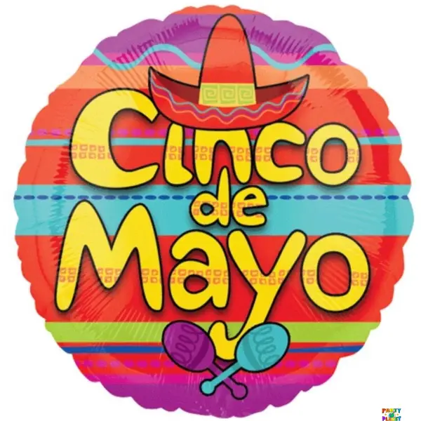 18" Cinco De Mayo Balloon #251