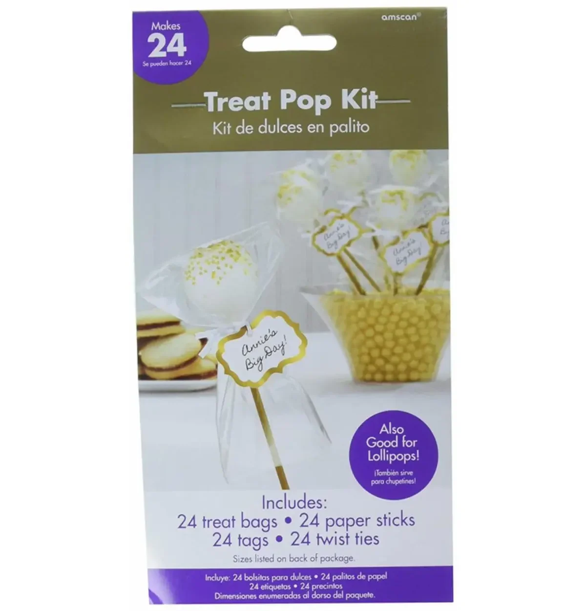 Gold Treat Pop Kit