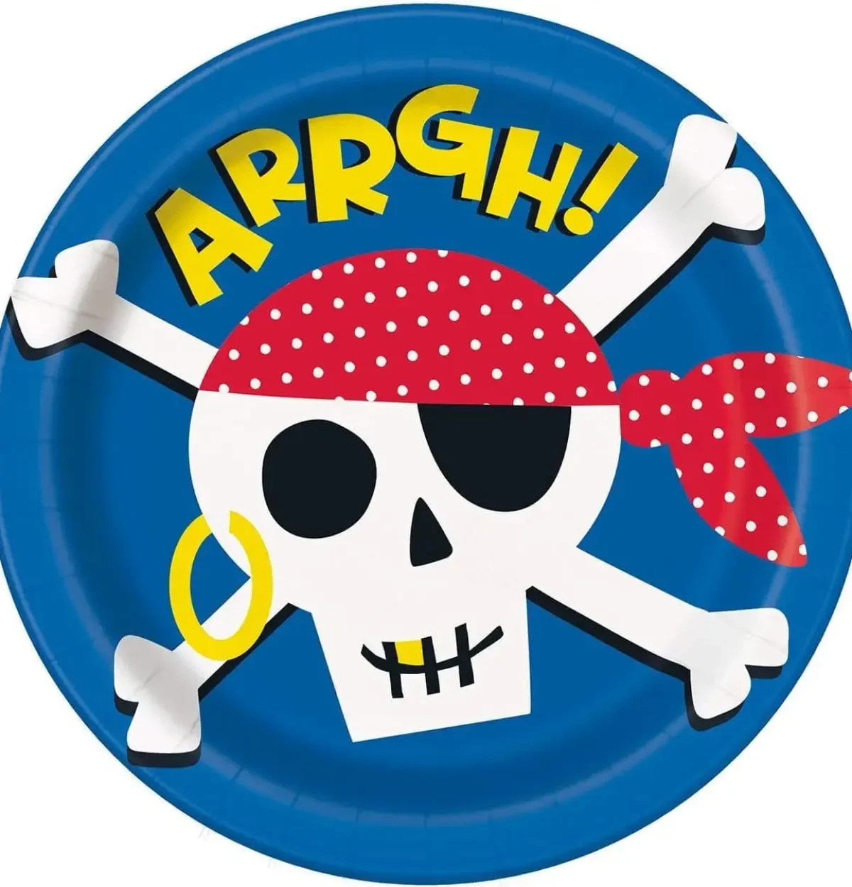 Ahoy Pirate Round 9" Dinner Plates 8ct.