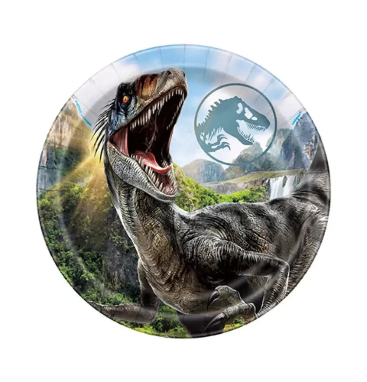 Jurassic World 4 Round 7" Dessert Plates 8ct