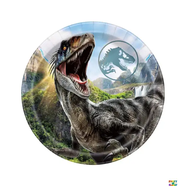 Jurassic World 4 Round 7" Dessert Plates 8ct