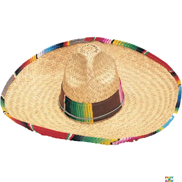 SOMBRERO W/SERAPE BAND