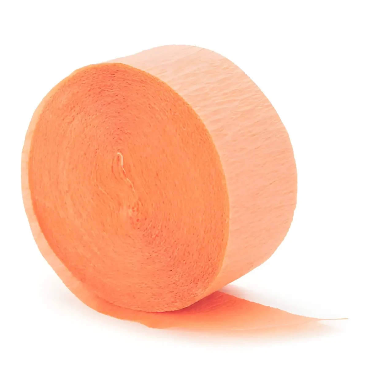 Peach 81ft Crepe Streamer
