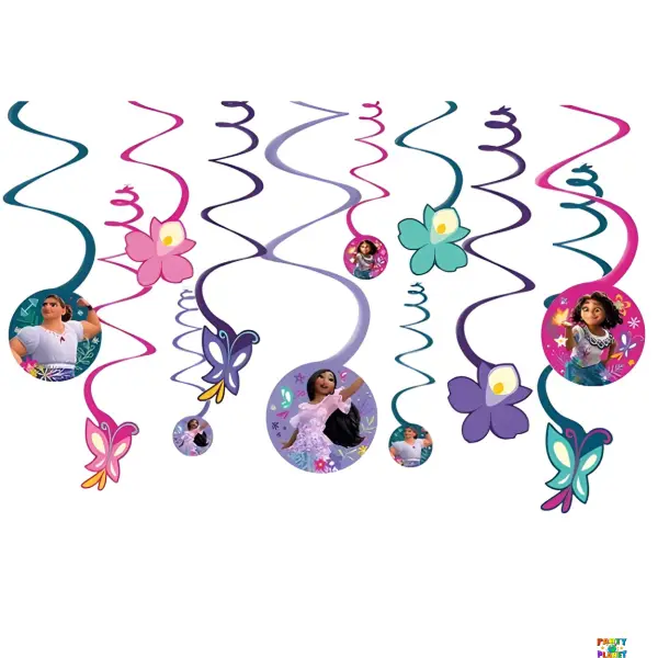 Encanto Spiral Decorations 12pcs