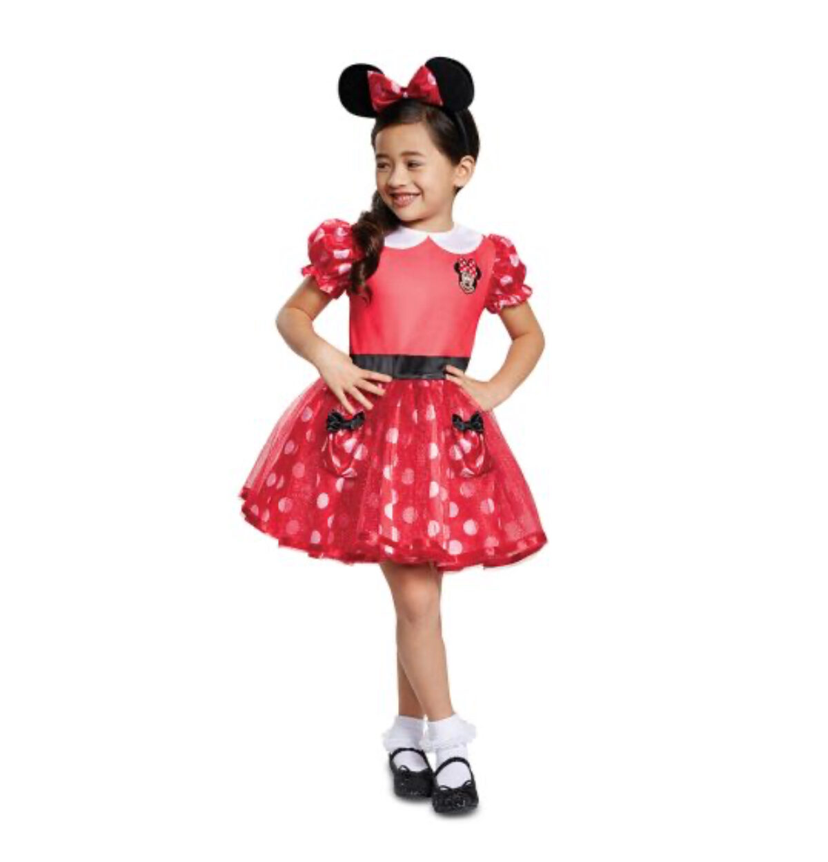RED MINNIE MOUSE INFANT COSTUME 6 TO 12 MONTHS