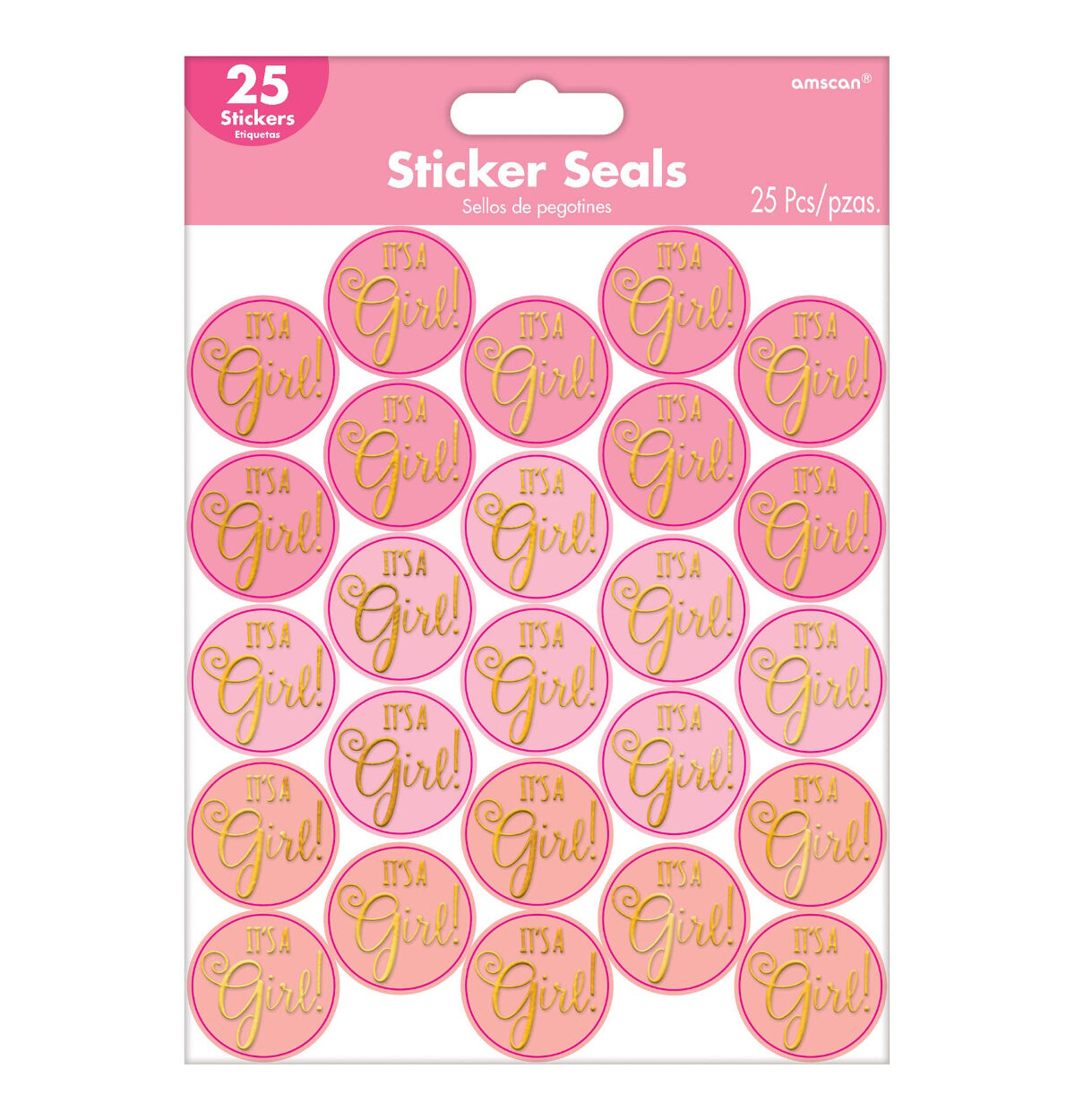Baby Shower Sticker Seals 25ct.