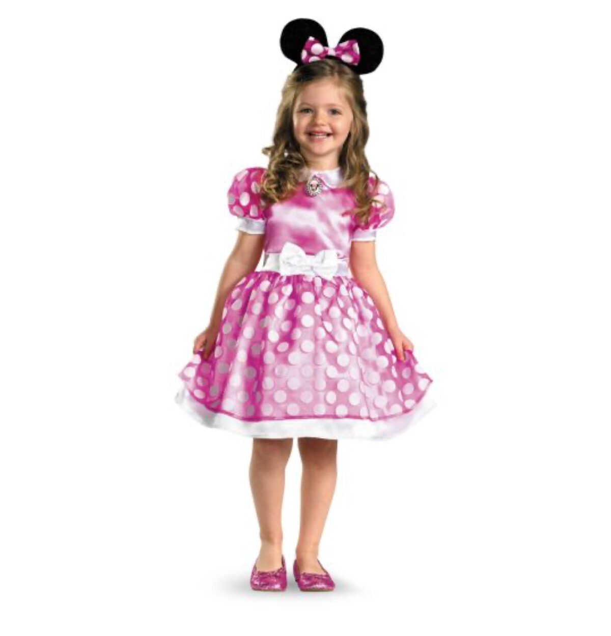 PINK MINNIE MOUSE CLASSIC EXTRA-SMALL CHILD COSTUME (3T-4T)
