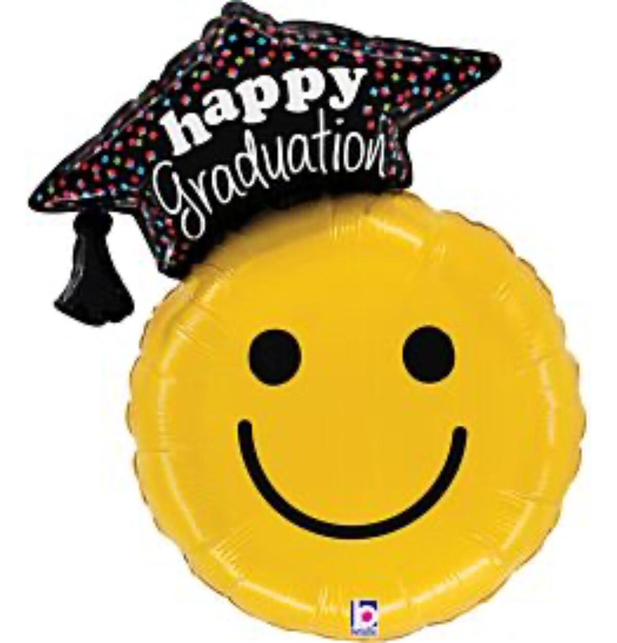 26" Graduation Smiley Balloon #501