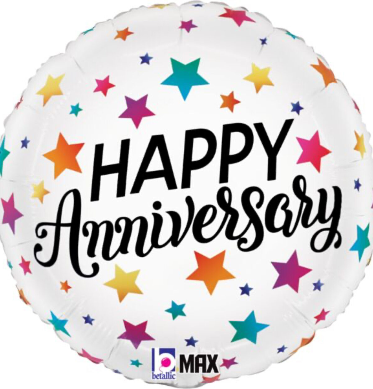 18" Colorful Happy Anniversary Balloon #88