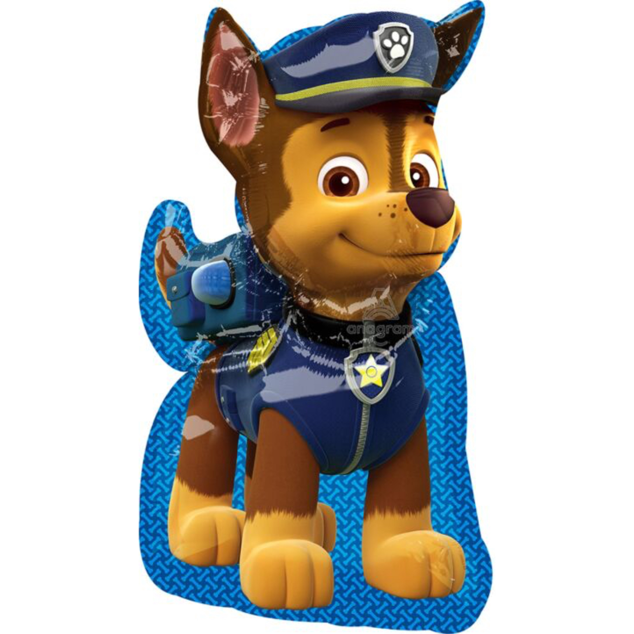34495_2-2.jpg 31" Paw Patrol Chase Super Shape Balloon PKG - Image 1