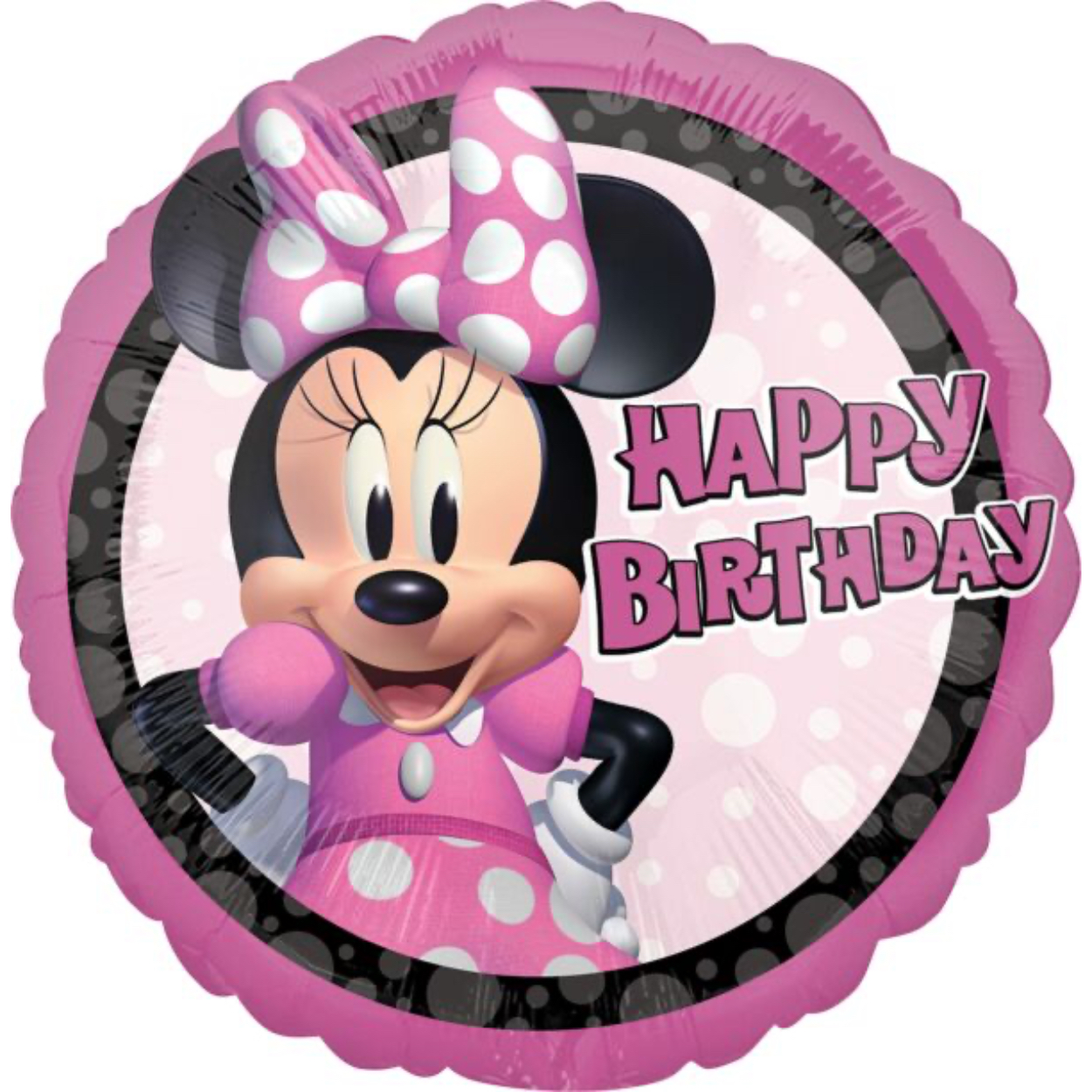 41893_1-2.jpg 18" Minnie Mouse Forever Bday Balloon #6 - Image 1