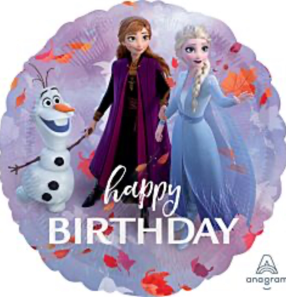 18" HX Frozen Happy Birthday Balloon #26