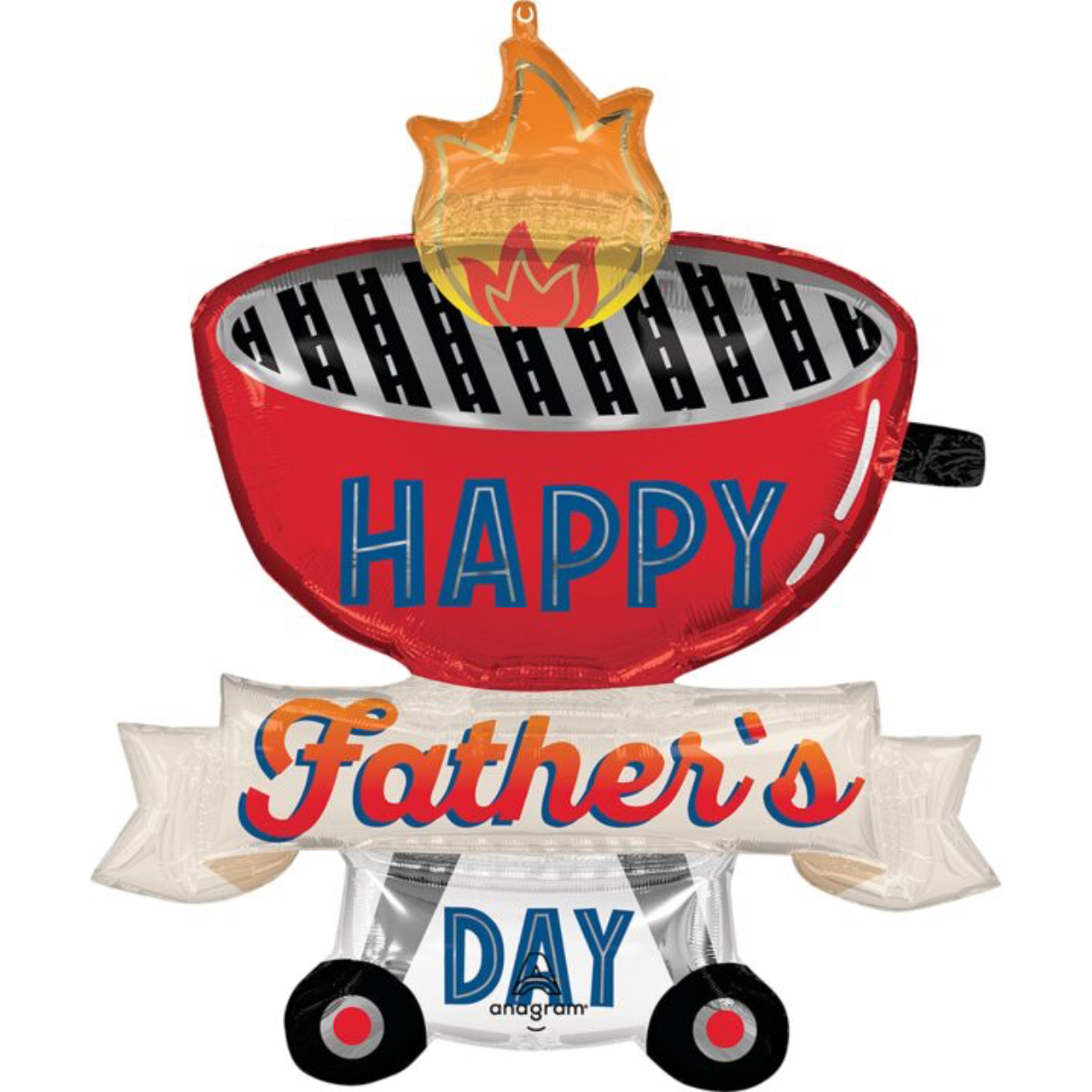 47576-1.jpg 30" Happy Father's Day Grill Balloon - Image 1
