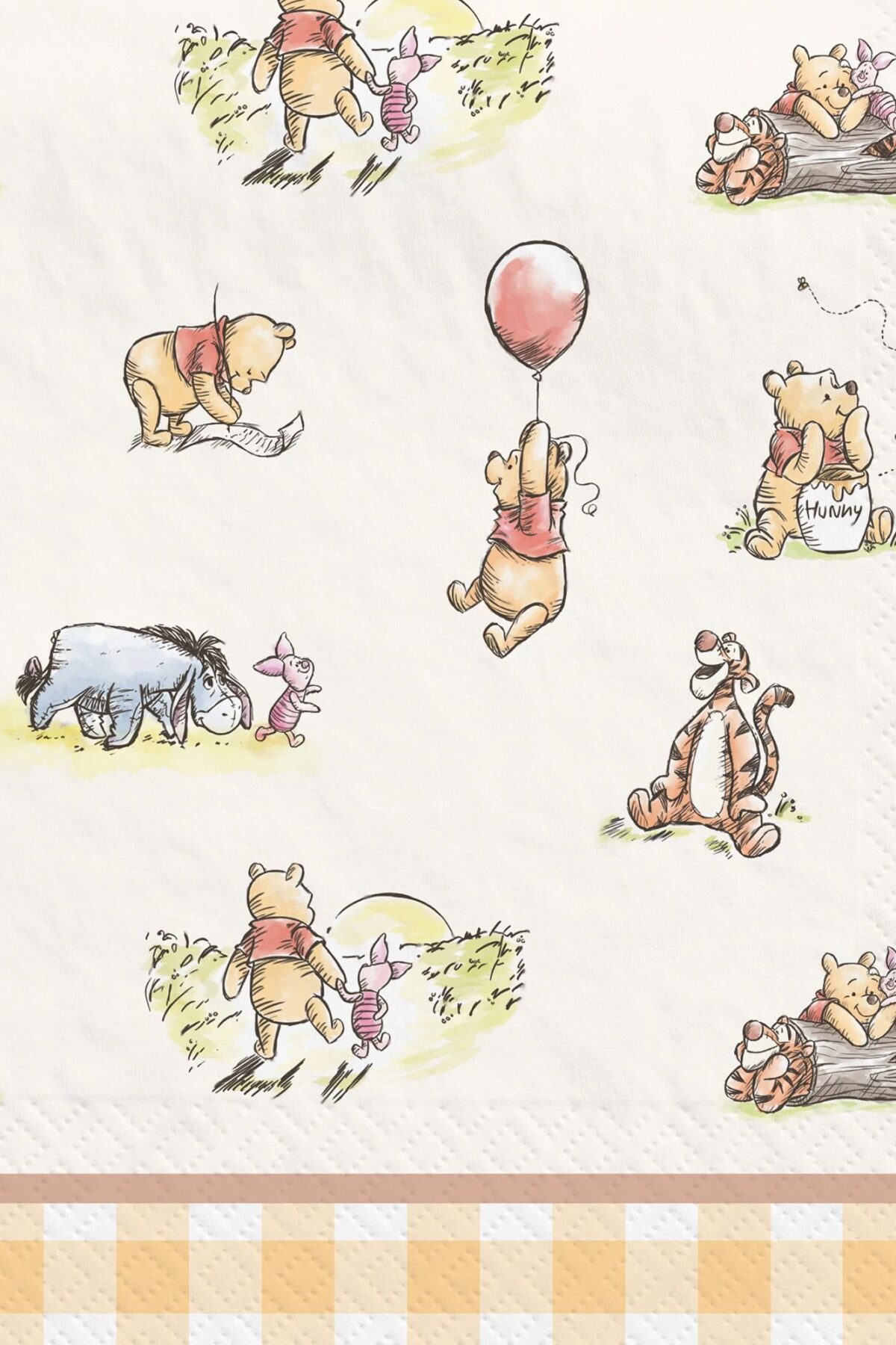 Winnie The Pooh Luncheon Napkins