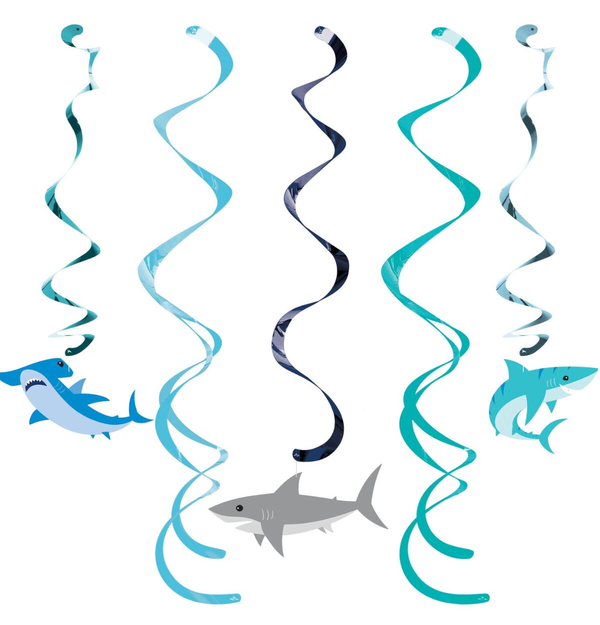 Shark Party Dizzy Danglers 5ct.