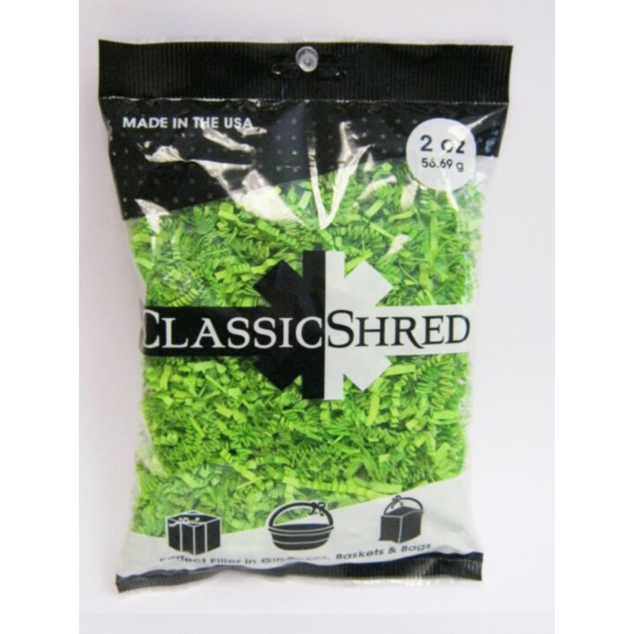 61002_1-2.jpg Lime Green 2oz Paper Shred - Image 1