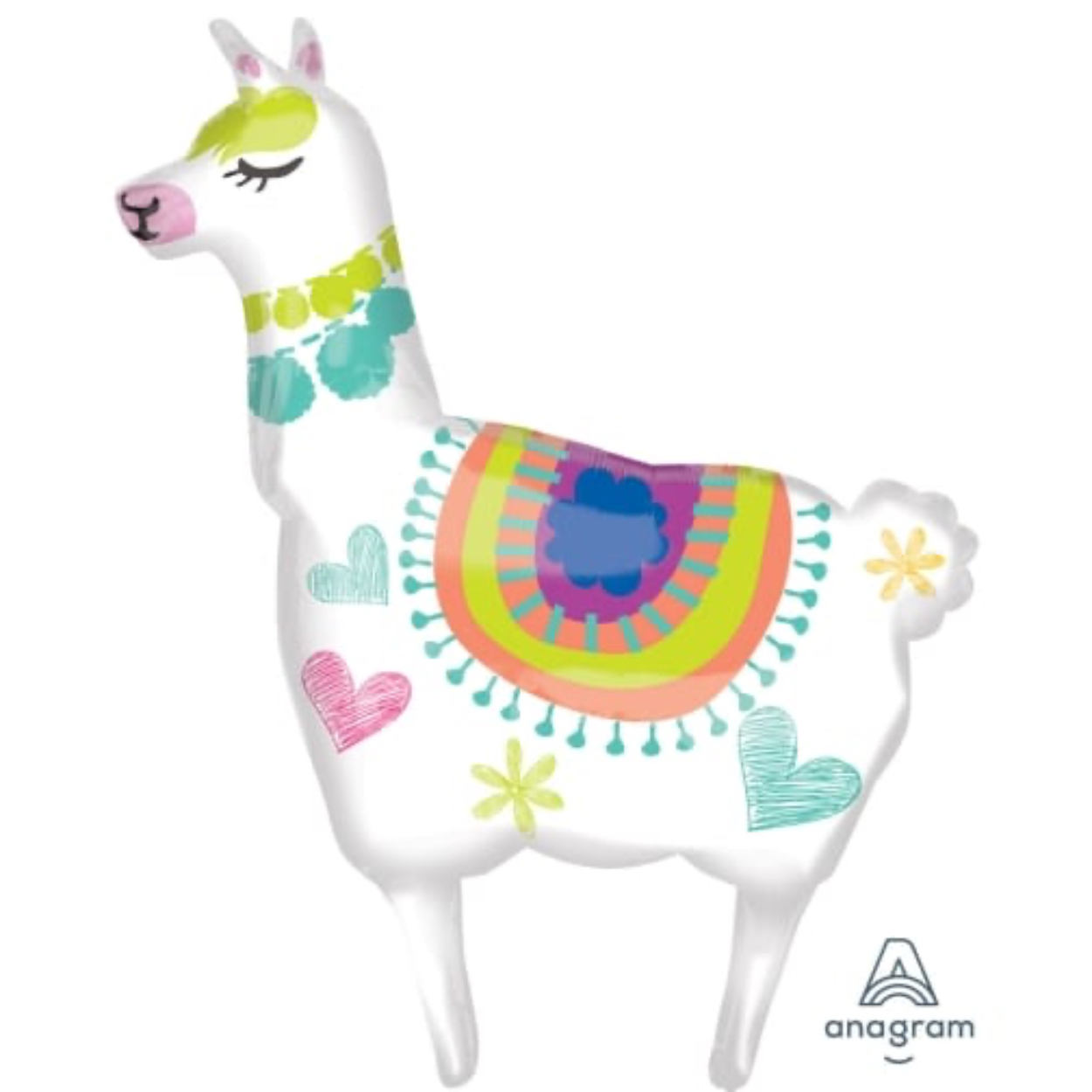 93084JJ-2.jpg 41″ Llama – Foil Balloon – Selfie Social Media #257 - Image 1