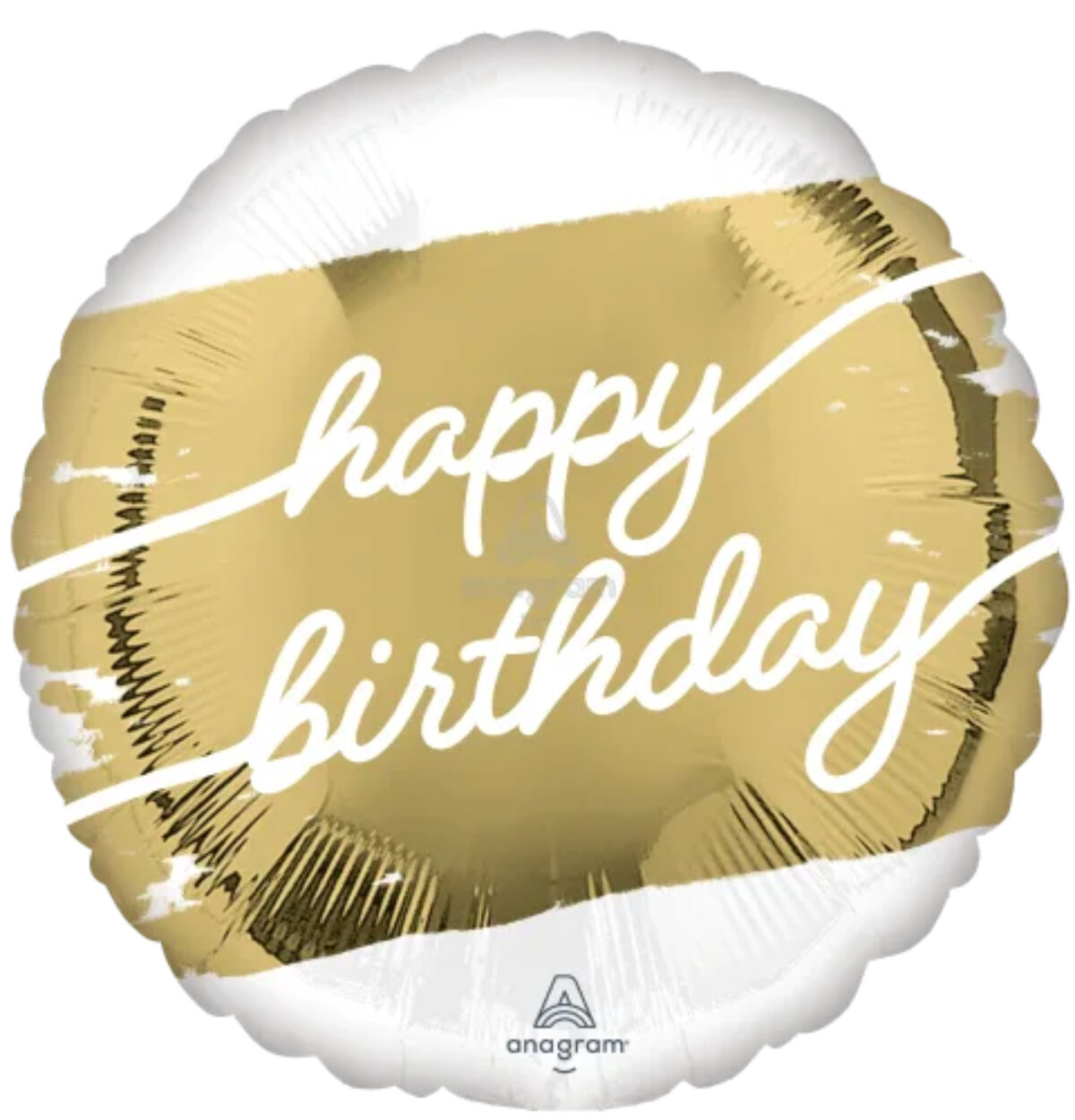 17" Golden Birthday Balloon Pkg. #94