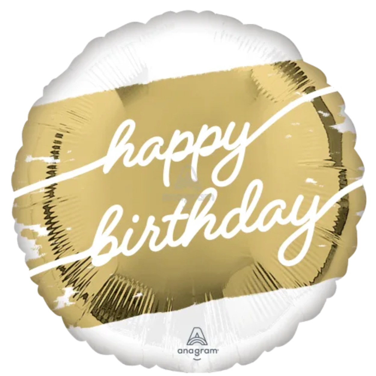 A4-5349.jpg 17" Golden Birthday Balloon Pkg. #94 - Image 1