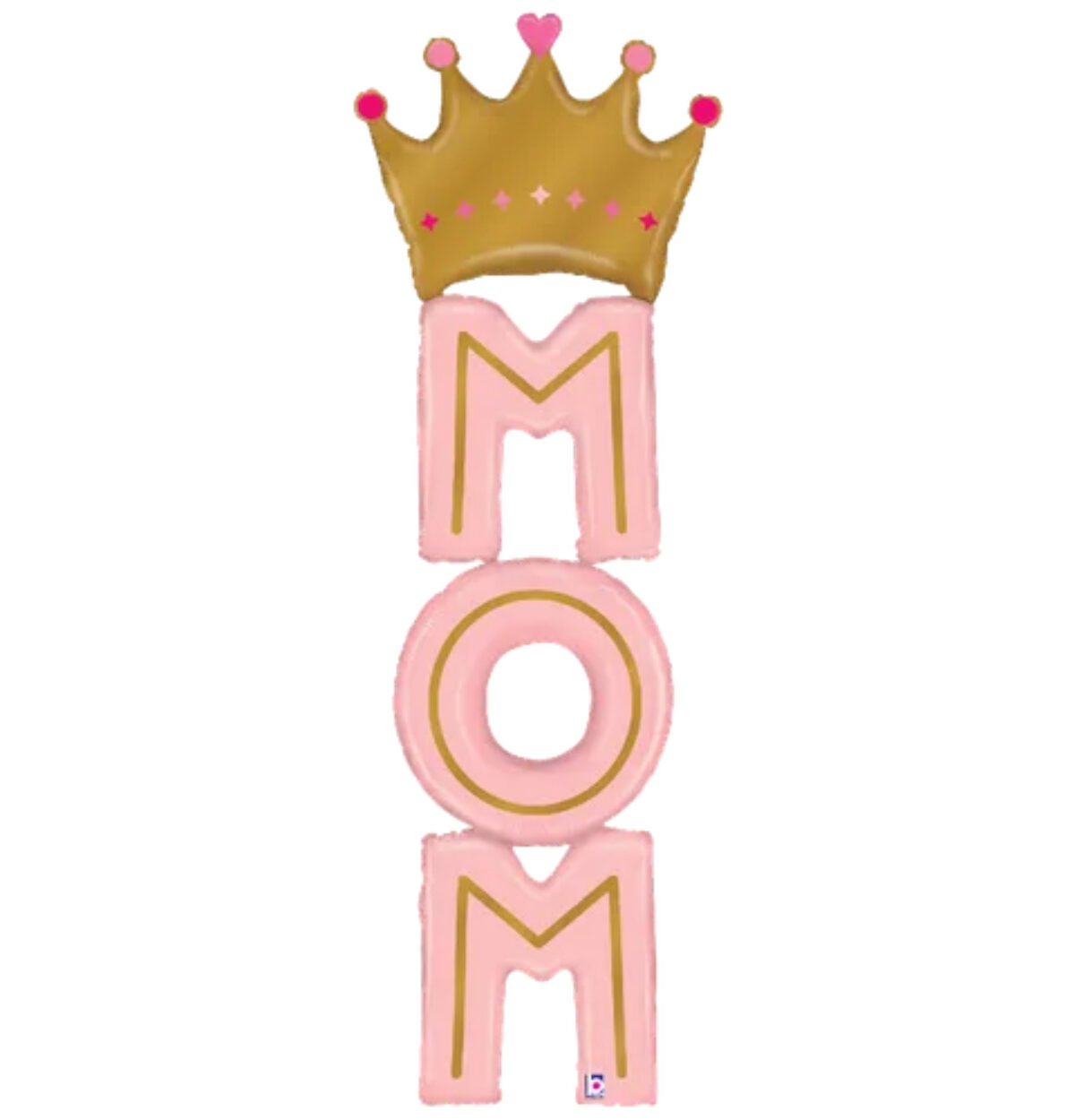 6' Special Delivery Mom Crown Balloon