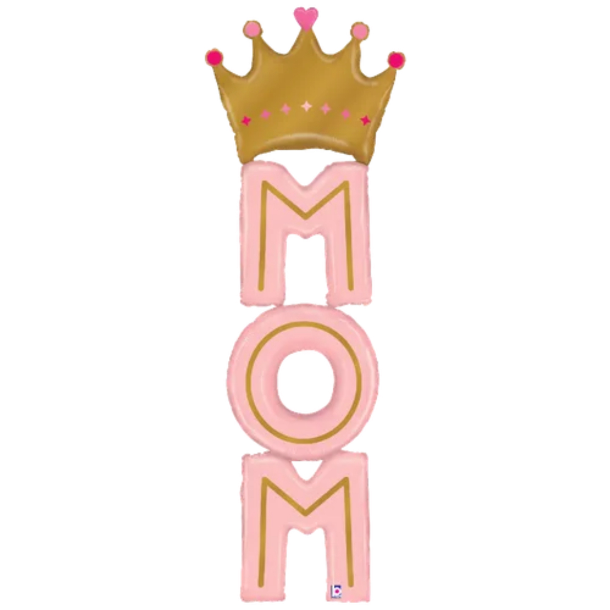 B2-5096.jpg 6' Special Delivery Mom Crown Balloon - Image 1